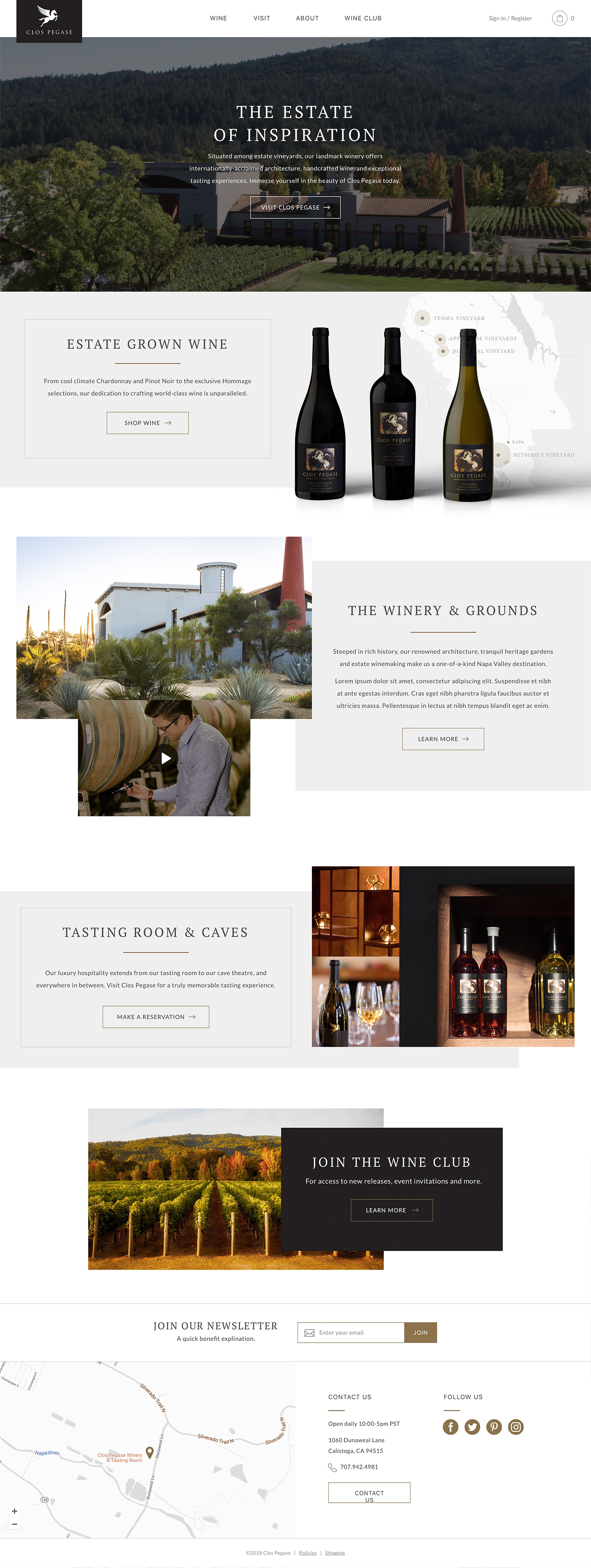 Clos Pegase Winery - Case Study Challenge Image