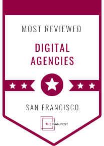 Most Reviewed Digital Agency Badge