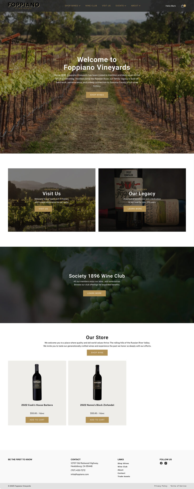 Foppiano Vineyards - Case Study Challenge Image