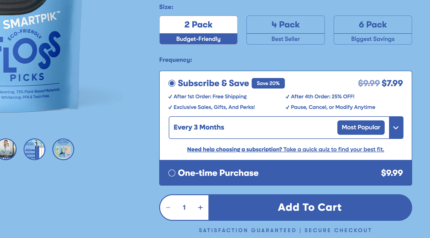 Recharge Shopify Customization Product